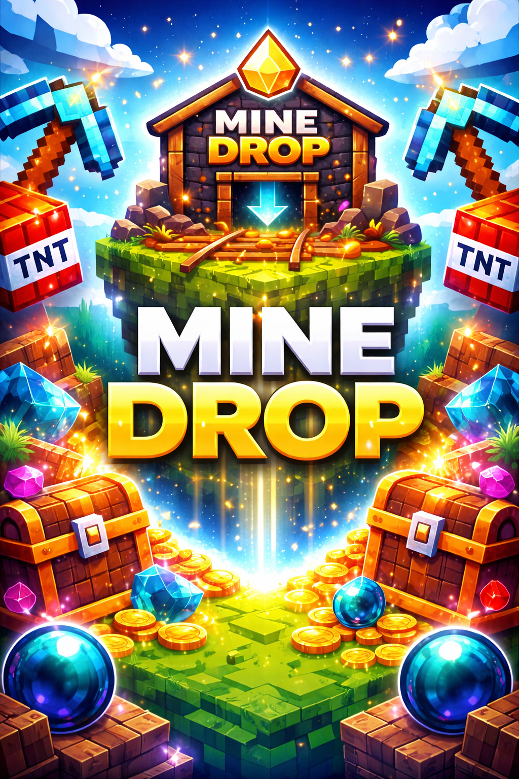 Главный экран Minedrop и Mineslot